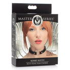 Master Series Collar Kinky Kitty Ring Slim Choker at the Haus of Shag