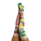 Kixies Gilly Multi-Color Tie-Dye - XL - Stockings