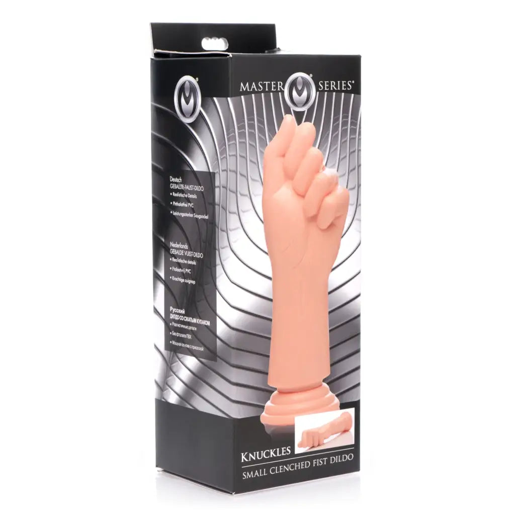 Master Series Realistic Dildo Knuckles Small Clenched Fist Dildo at the Haus of Shag