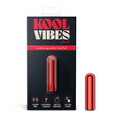 Kool Vibes Rechargeable Mini Bullet Cherry - Cherry - Vibrators and Massagers