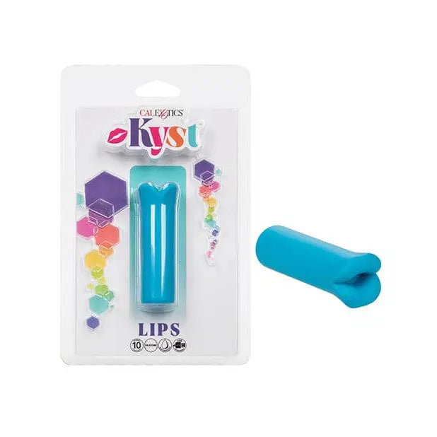 CalExotics Stimulators Blue Kyst Lips Petite Massager at the Haus of Shag