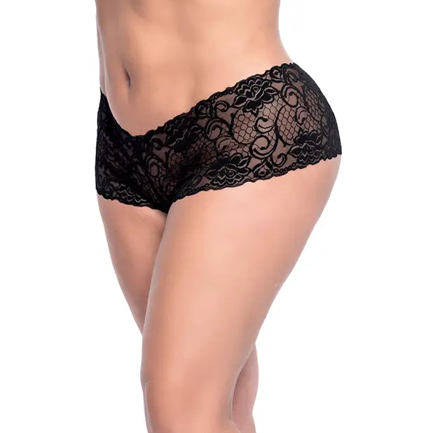 Lace Boyshort Black - Panties