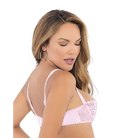 Lace Bra W/underwire Boning Cups - Bra