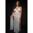 Lace Night Gown W/lace Panty - Black / One Size Fits Most - Dress