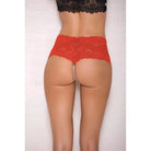 Icollection Lingerie Lingerie - Hanging Lace & Pearl Boyshort W/satin Bow Accents at the Haus of Shag