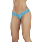 Lace V Front Boy Short Turquoise - Medium - Briefs