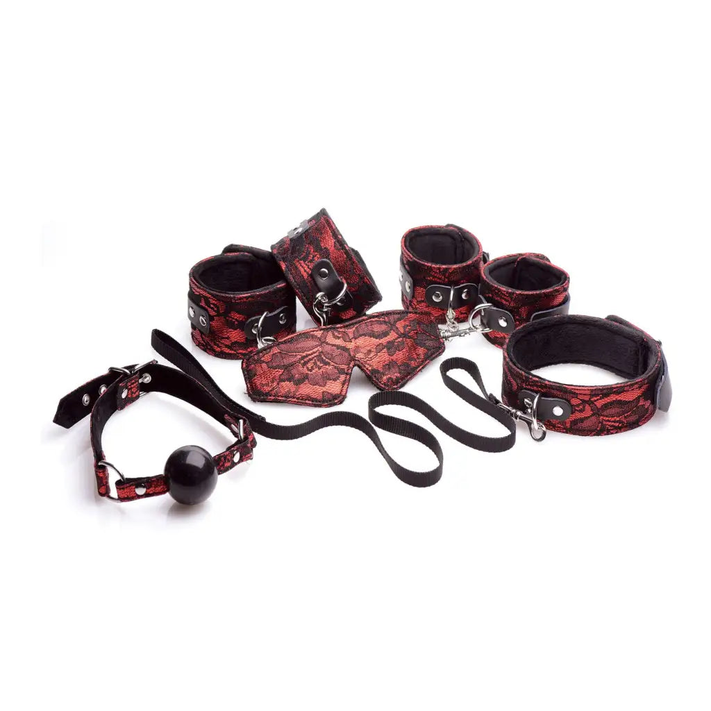 Frisky Bondage Kit Laced Up 5 Piece Bondage Set at the Haus of Shag