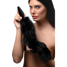 Tailz Tail Plug Black Large Anal Plug With Interchangeable Fox Tail at the Haus of Shag