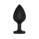 Large Lucky Diamond Butt Plug Black - Butt Plug