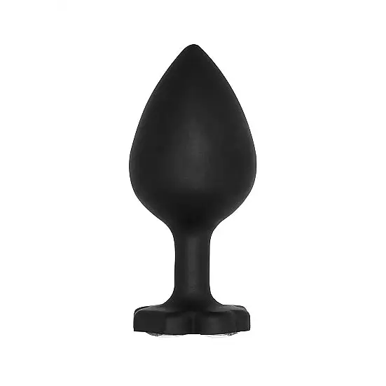 Large Lucky Diamond Butt Plug Black - Butt Plug