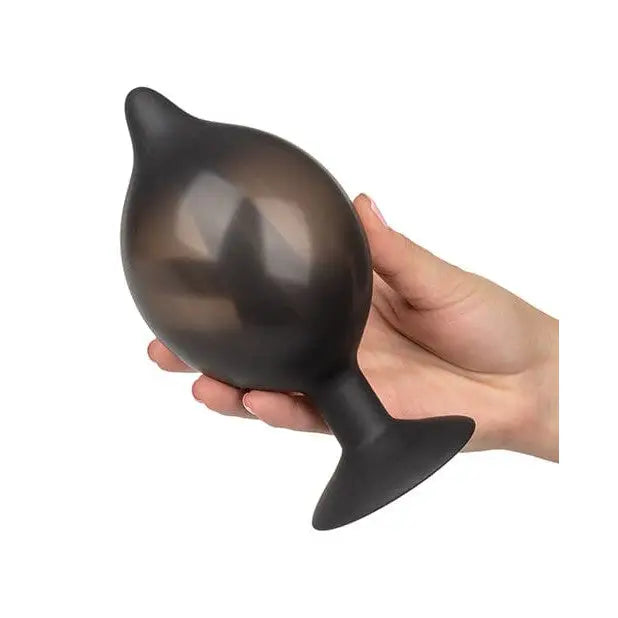 CalExotics Plug Large Silicone Inflatable Plug - Black at the Haus of Shag