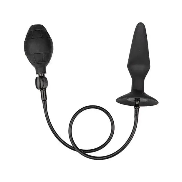 CalExotics Plug Large Silicone Inflatable Plug - Black at the Haus of Shag