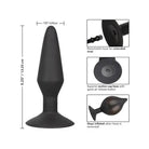 CalExotics Plug Large Silicone Inflatable Plug - Black at the Haus of Shag