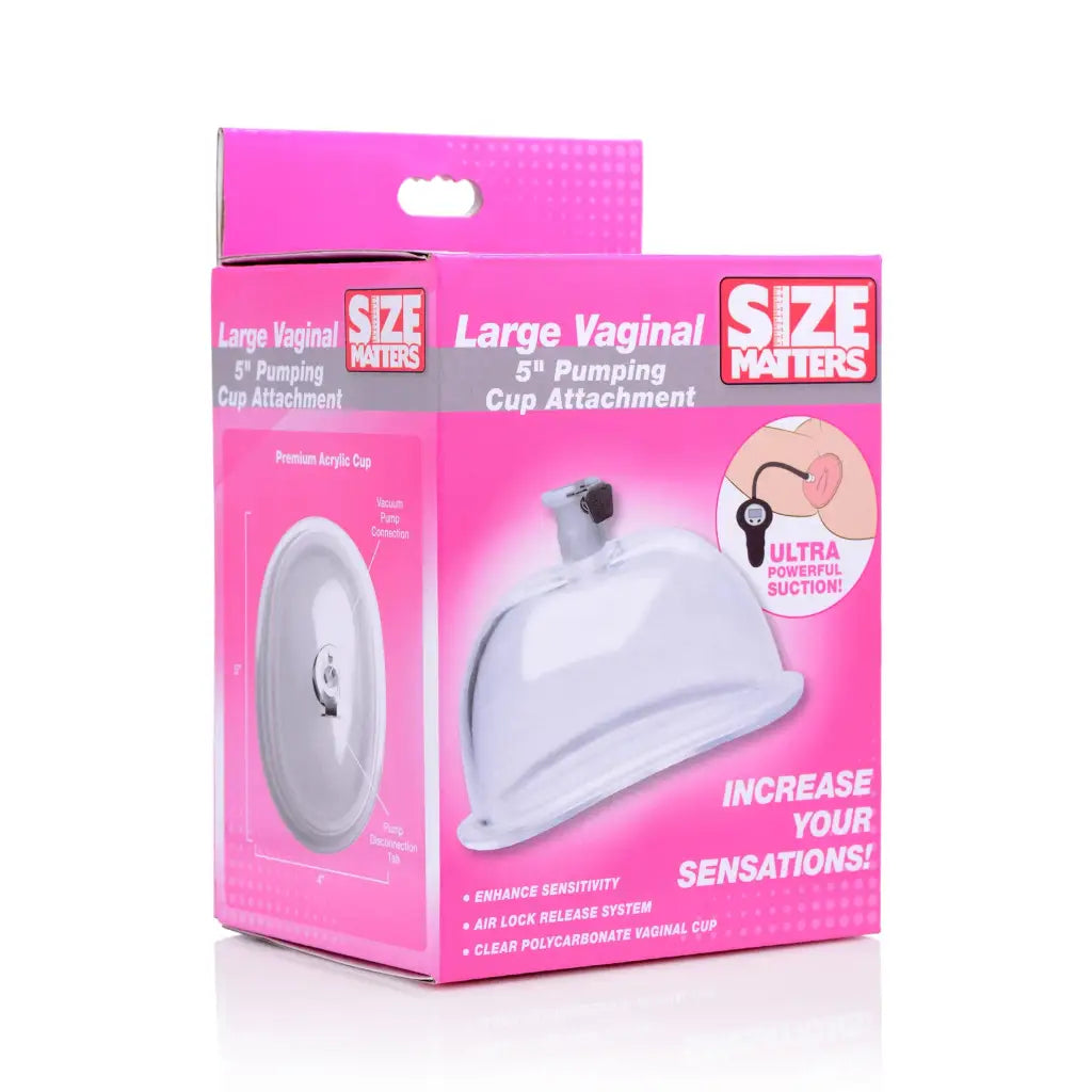 Pump Up Your Pleasure with Large Vaginal 5 Inch Pumping Cup Attachment –  The Haus of Shag