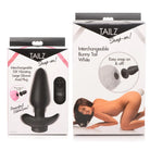 Tailz Tail Plug Large Vibrating Anal Plug With Interchangeable Bunny Tail at the Haus of Shag