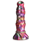 Colorful, iridescent Larva Silicone Ovipositor with suction cup base and eggs