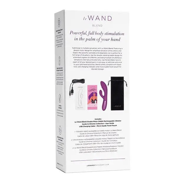 Le Wand Vibrator Le Wand Blend Double Motor Rabbit Rechargeable Vibrator at the Haus of Shag