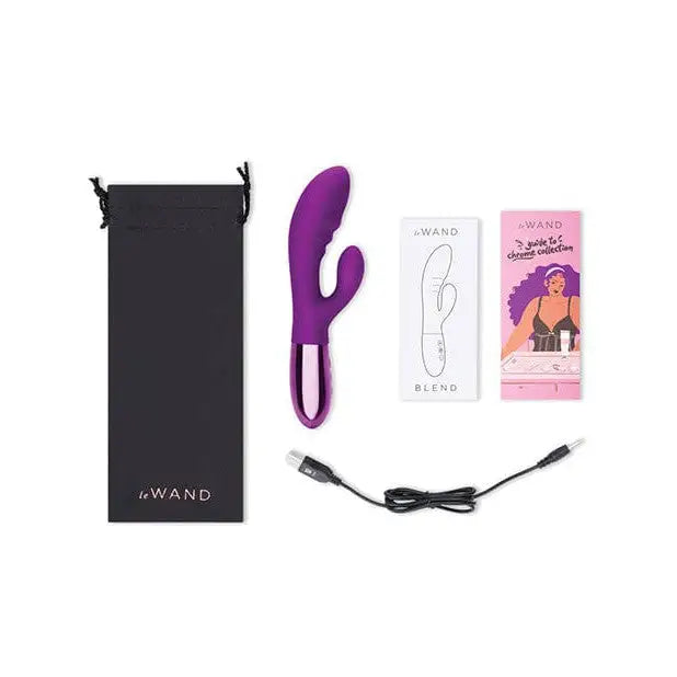 Le Wand Vibrator Le Wand Blend Double Motor Rabbit Rechargeable Vibrator at the Haus of Shag