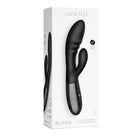 Le Wand Vibrator Black Le Wand Blend Double Motor Rabbit Rechargeable Vibrator at the Haus of Shag