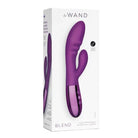 Le Wand Vibrator Cherry Le Wand Blend Double Motor Rabbit Rechargeable Vibrator at the Haus of Shag