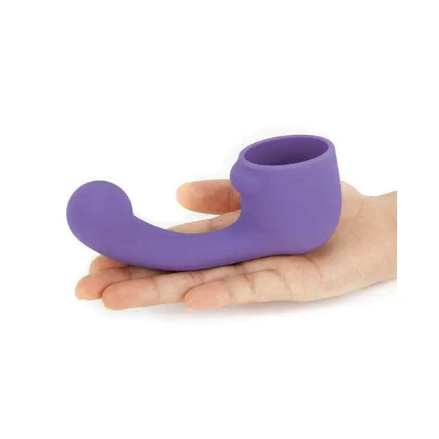 Le Wand Massage Products Le Wand Curve Petite Weighted Silicone Attachment at the Haus of Shag