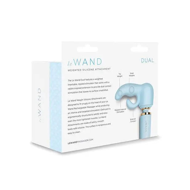 Le Wand Massage Products Le Wand Dual Weighted Silicone Attachment at the Haus of Shag