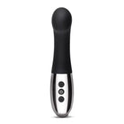 Le Wand Gee G-spot Targeting Rechargeable Vibrator - Sleek Black & Silver Design with Controls