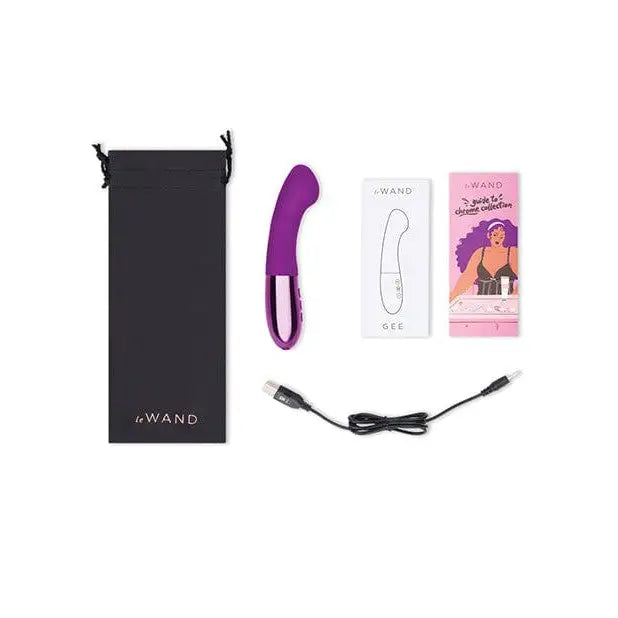 Le Wand Vibrator Le Wand Gee G-spot Targeting Rechargeable Vibrator at the Haus of Shag