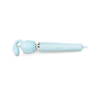 Light blue wand glider with weighted silicone attachment for personal massage