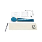 Blue microphone, white bag, white box - Le Wand Petite Rechargeable Massager