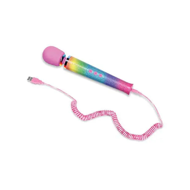 Le Wand Massage Products Le Wand Petite Rechargeable Vibrating Massager - Rainbow at the Haus of Shag