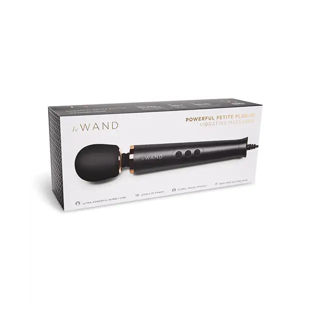 Le Wand Powerful Petite Plug-In Black - Black - Wand