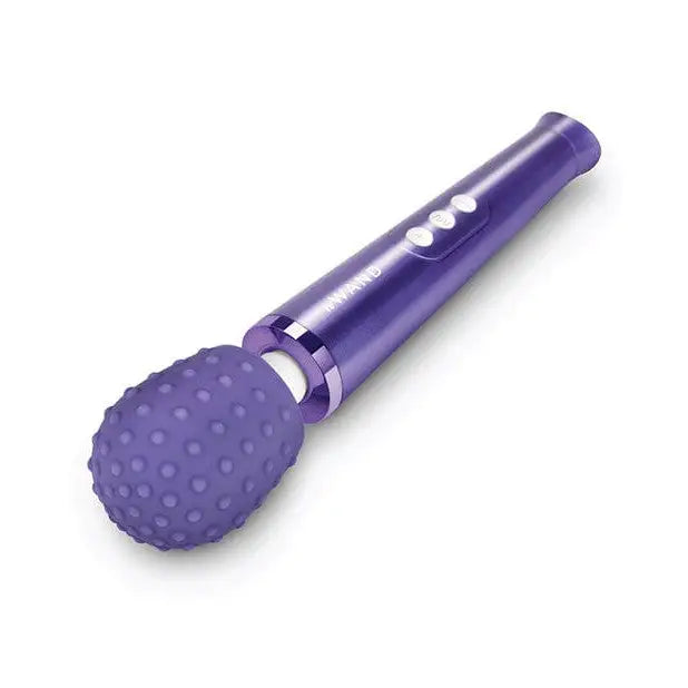 Purple handheld massager with wand silicone texture head – Silicone Texture Covers by Le Wand