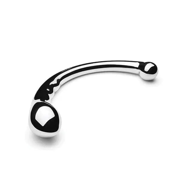 Curved stainless steel rod with wavy design, spherical ends - Le Wand Stainless Steel Hoop