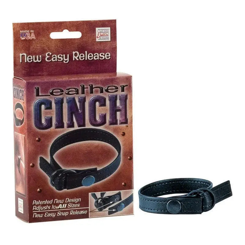 CalExotics Sextoys for Couples Leather Cinch at the Haus of Shag