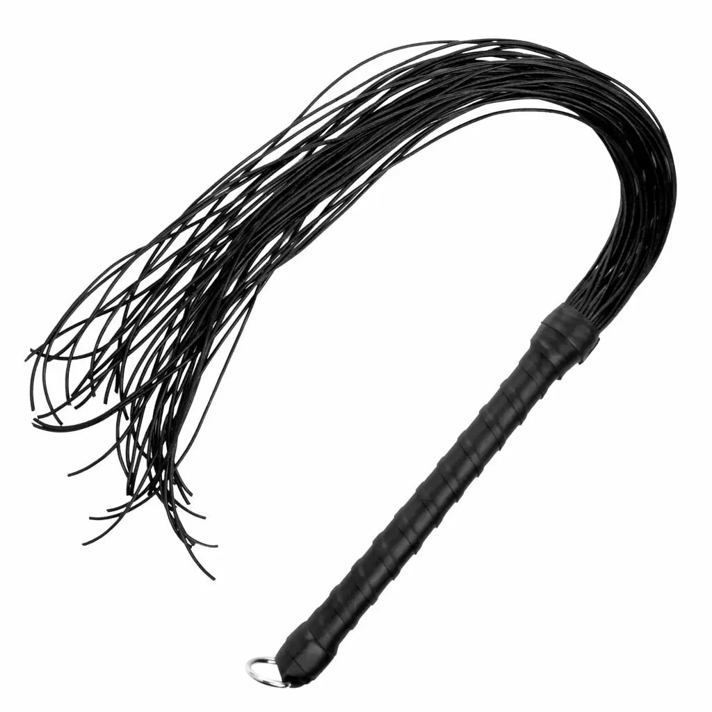 Strict Leather Flogger Leather Cord Flogger at the Haus of Shag