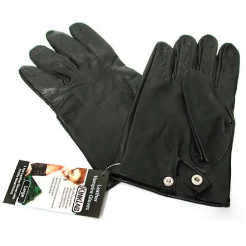 Leather Vampire Gloves (Extra Large) - Gloves