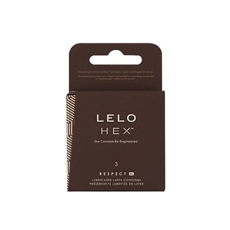 LELO Condoms 3 / Regular LELO HEX  Respect XL Latex Condoms at the Haus of Shag