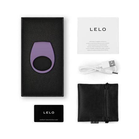Lelo Inc U.S.A Couples LELO TOR 3 Vibrating Cockring Violet Dust at the Haus of Shag