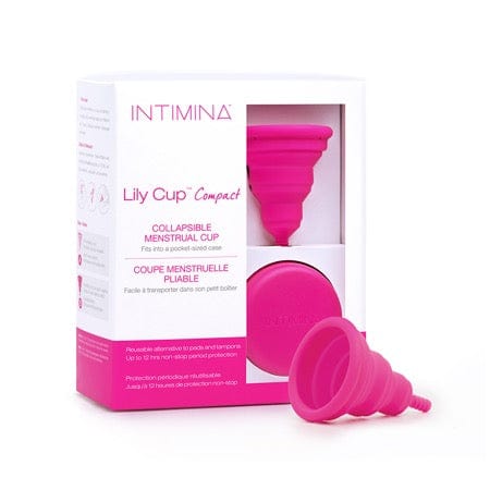 Lelo Inc U.S.A Sexual Wellness INTIMINA Lily Cup Compact Collapsible Menstrual Cup Size B at the Haus of Shag