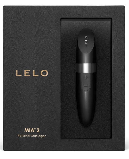 LELO Lipstick Vibrator Black LELO MIA 2 Discreet Lipstick Vibrator at the Haus of Shag