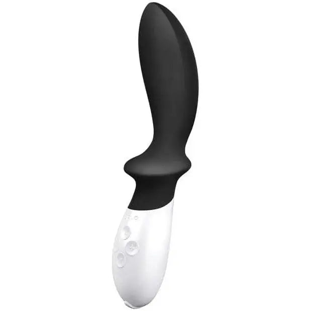 LELO LOKI Rechargeable Prostate Massager – Black and White Vibrating Device for Men