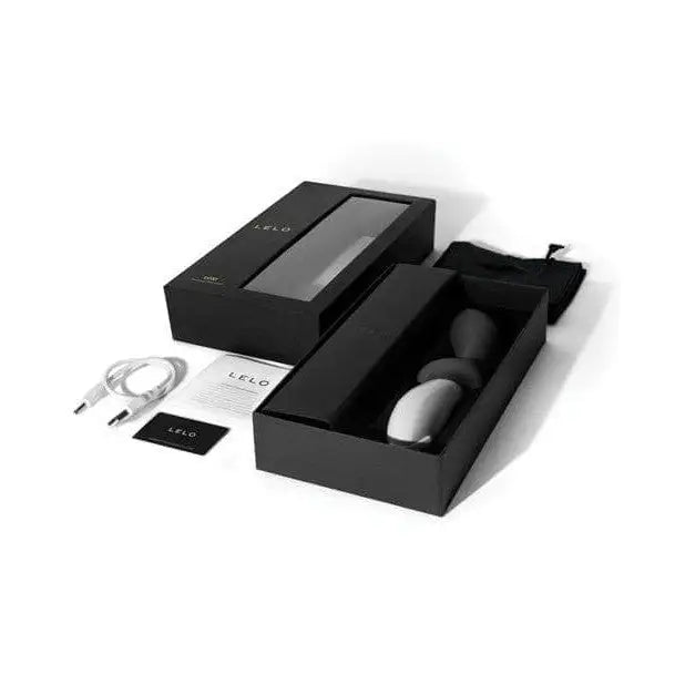 LELO LOKI Rechargeable Prostate Massager in a sleek black box with a glowing white light