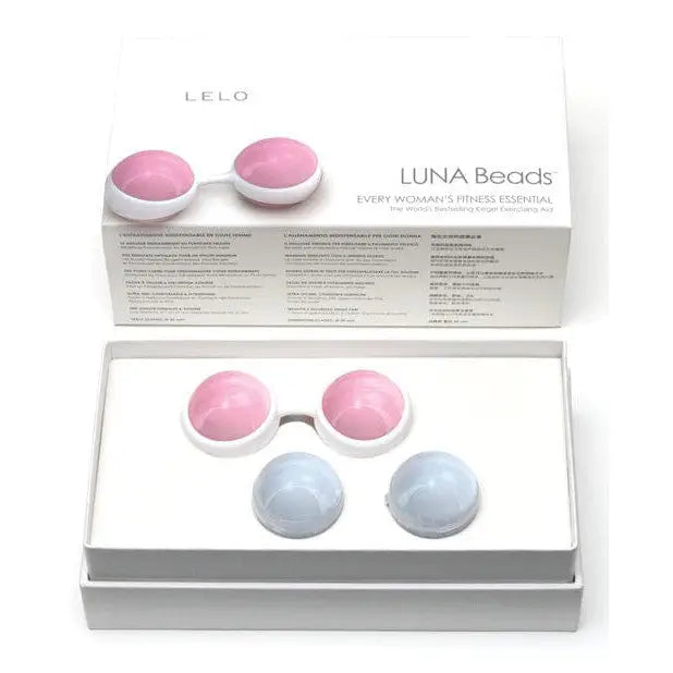 Lelo Luna Beads - Pink & Blue: Enhance women’s fitness with LUNA Beads essentials