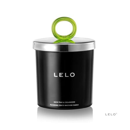 LELO Massage Candle Black / Snow Pear & Cedarwood LELO Flickering Touch Massage Candle at the Haus of Shag