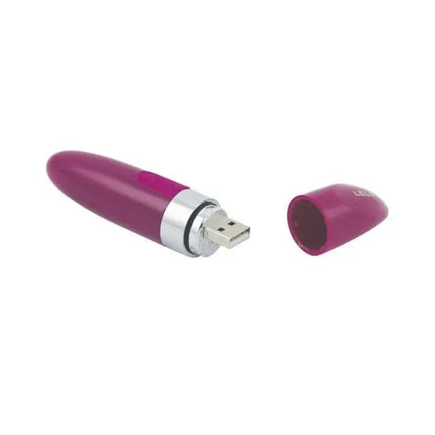 LELO MIA 2 pink USB rechargeable lipstick vibrator with silver metal cap