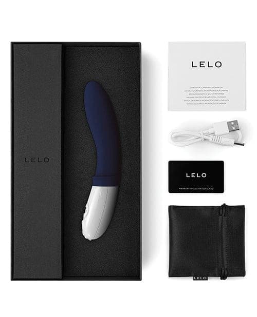 LELO Prostate Vibrator Blue LELO Billy 2 Waterproof and Rechargeable Prostate Massager at the Haus of Shag