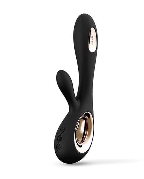 LELO Rabbit Black LELO SORAYA WAVE Ultra Luxurious Rabbit Vibrator at the Haus of Shag