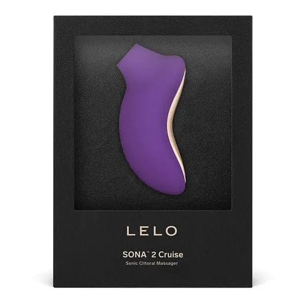 Purple liquid transforming within Lelo SONA 2 Cruise Sonic Stimulator with cruise control