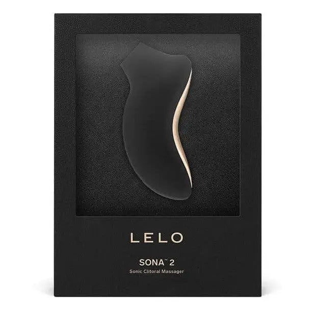 Lelo SONA 2 Sonic Clitoral Stimulator with Black Mask for enhanced pleasure using sonic waves